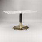 Orbit Restaurant Extra Large Rectangle Dining Table - Quartz