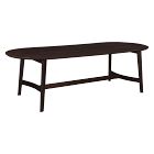 Solid Oak Oval Dining Table