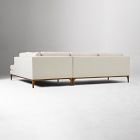 Parker Tufted 2-Piece Bumper Chaise Sectional (108")