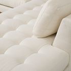 Parker Tufted 2-Piece Bumper Chaise Sectional (108")