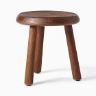 Colin King Acacia Wood 3-Leg Side Table (14")
