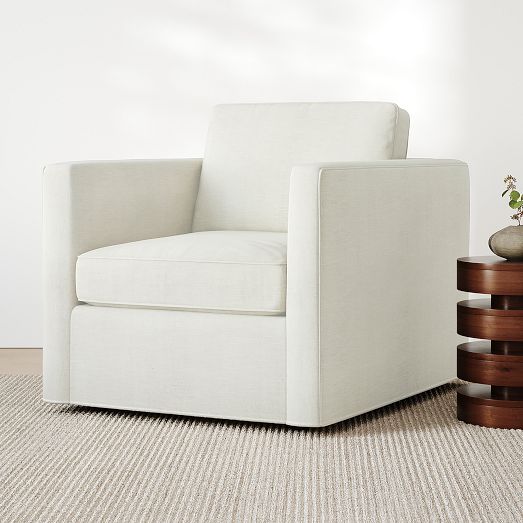 Harris Fitted Slipcover Chair by West Elm