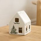 Tannenbaum Ceramic Village &amp; Tabletop Trees Decor