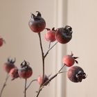 Faux Rosehip Branch Bundle