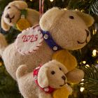 Baby's First Holiday Felt Dog Ornament