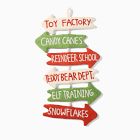 Felt North Pole Signs Wall Hanging