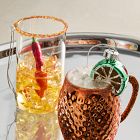 Glass Tropical Cocktail Ornaments