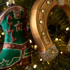 Glass Western Ornaments