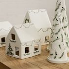 Tannenbaum Ceramic Village &amp; Tabletop Trees Decor