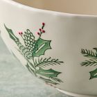 Tannenbaum Holly Stoneware Serving Bowl