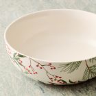 Tannenbaum Winter Berries Stoneware Pasta Bowl Sets