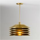 Marcus Samuelsson Layered Brass Pendant (18")