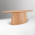 Eurydice Oval Plinth Dining Table (86")