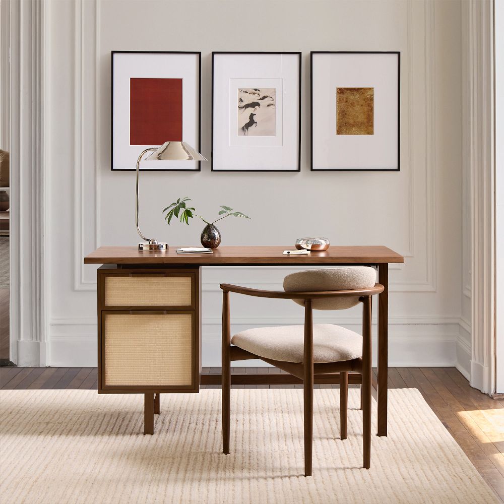 Douglas Solid Wood Tatami Desk (50") by West Elm