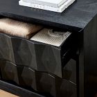 Carved Pattern Solid Wood 6-Drawer Dresser (62")