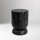 Colden Indoor/Outdoor Marble Side Table (14"&ndash;15")