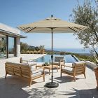 Rectangular Patio Sunbrella® Umbrella w/ Crank Lift &amp; Tilt (8')