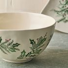 Tannenbaum Holly Stoneware Serving Bowl