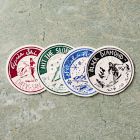 St. Jude Skier Patch Cocktail Napkin Sets