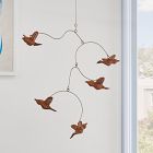 Rattan Flying Bird Mobile
