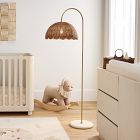 Rattan Bubble Floor Lamp (60")