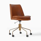 Finley Leather Swivel Office Chair