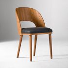 Boerum Plywood Back Leather Dining Chair
