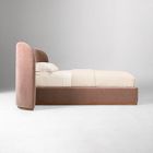 Julianne Upholstered Winged Bed