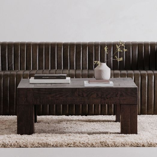 Solid Reclaimed Wood Square Coffee Table (40")