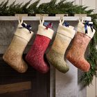 Faux Mohair Ombre Stocking