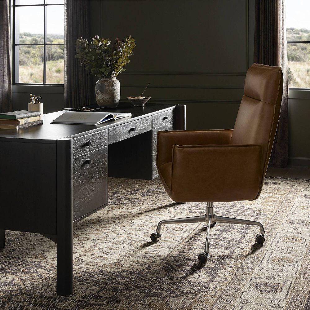 Goa Leather Office Chair by West Elm