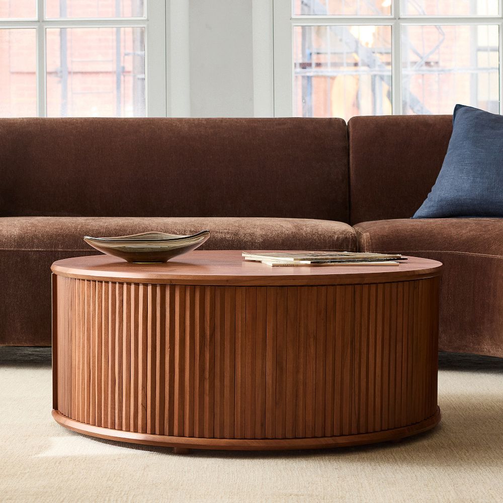 Melli Solid Wood Storage Coffee Table (36") by West Elm