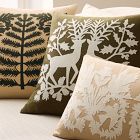 Deer Silhouette Pillow Cover
