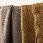 Basketweave Boucle Throw