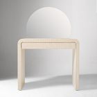 Solstice Painted Raffia Vanity (36")