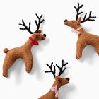 Mini Felt Reindeer Decor (Set of 9)