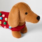 Dog in Lights Pillow