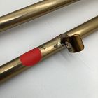 Open Box: Alden Counter Stool (26") - Natural, Brass