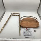 Open Box: Alden Counter Stool (26") - Natural, Brass