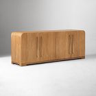 Open Box: Ava Buffet (72") - Warm Cerused, Champagne Bronze