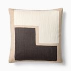 Crewel Stacked Shapes Pillow Cover