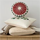 Crewel Folk Tree Pillow Cover