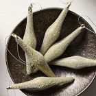 Glitter Icicle Ornaments (Set of 6)