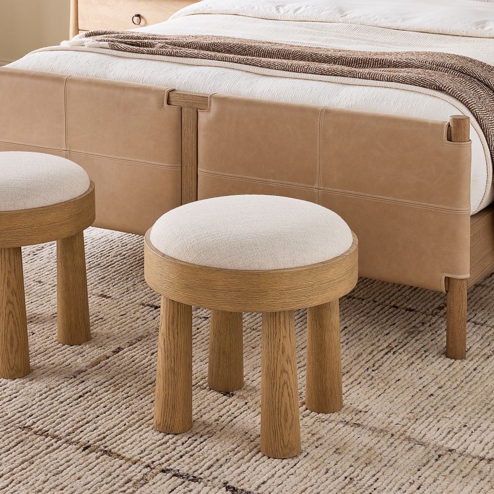 Heulwen Accent Stool by West Elm