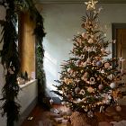 Open Weave Zig Zag Tree Collar - Natural