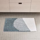 Organic Shadow Graphic Bath Mat