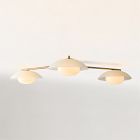 Bezel 3-Light Flush Mount (60")