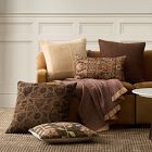 Chenille Jacquard Paisley Pillow Cover