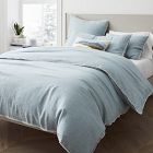 European Flax Linen Pom Pom Duvet Cover &amp; Shams
