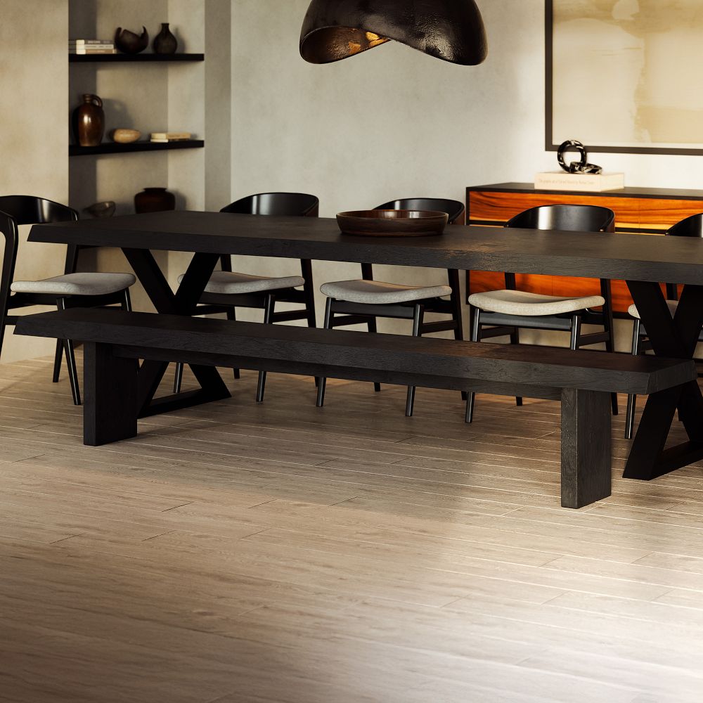Justice Live Edge Acacia Dining Bench by West Elm